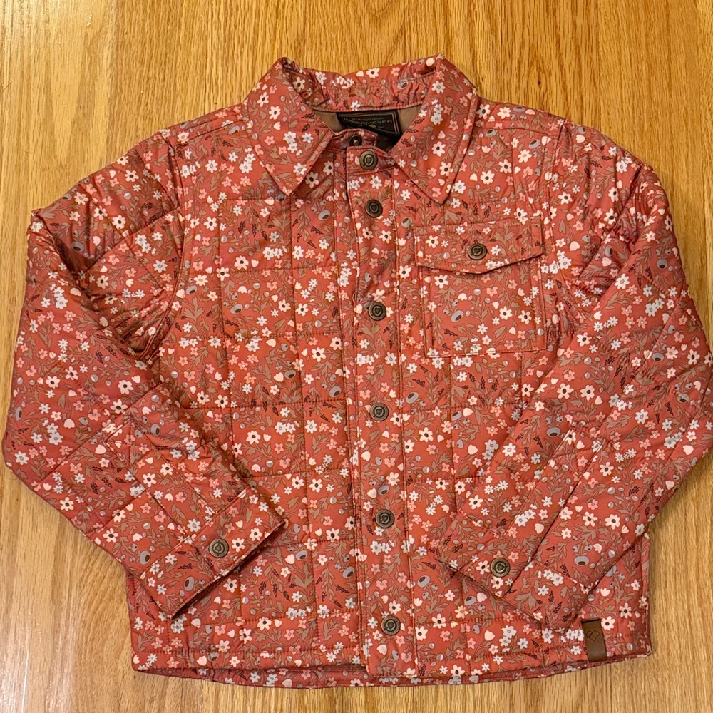 Obermeyer Floral Kids Puffer Jacket Size Large